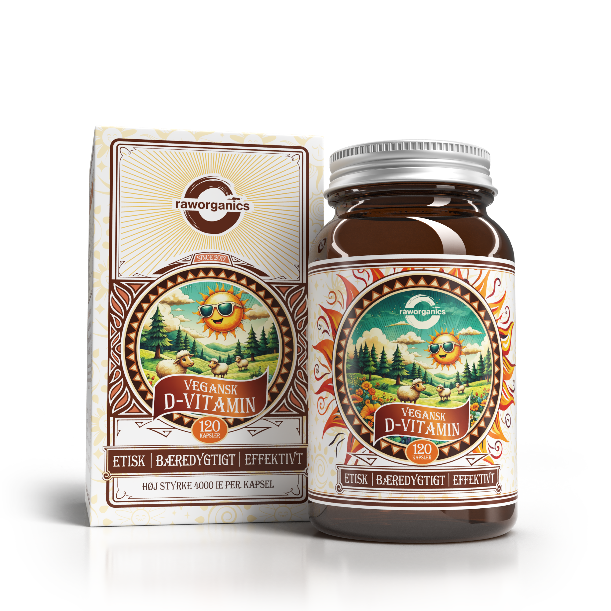 Vegansk D-Vitamin (120 kapsler)