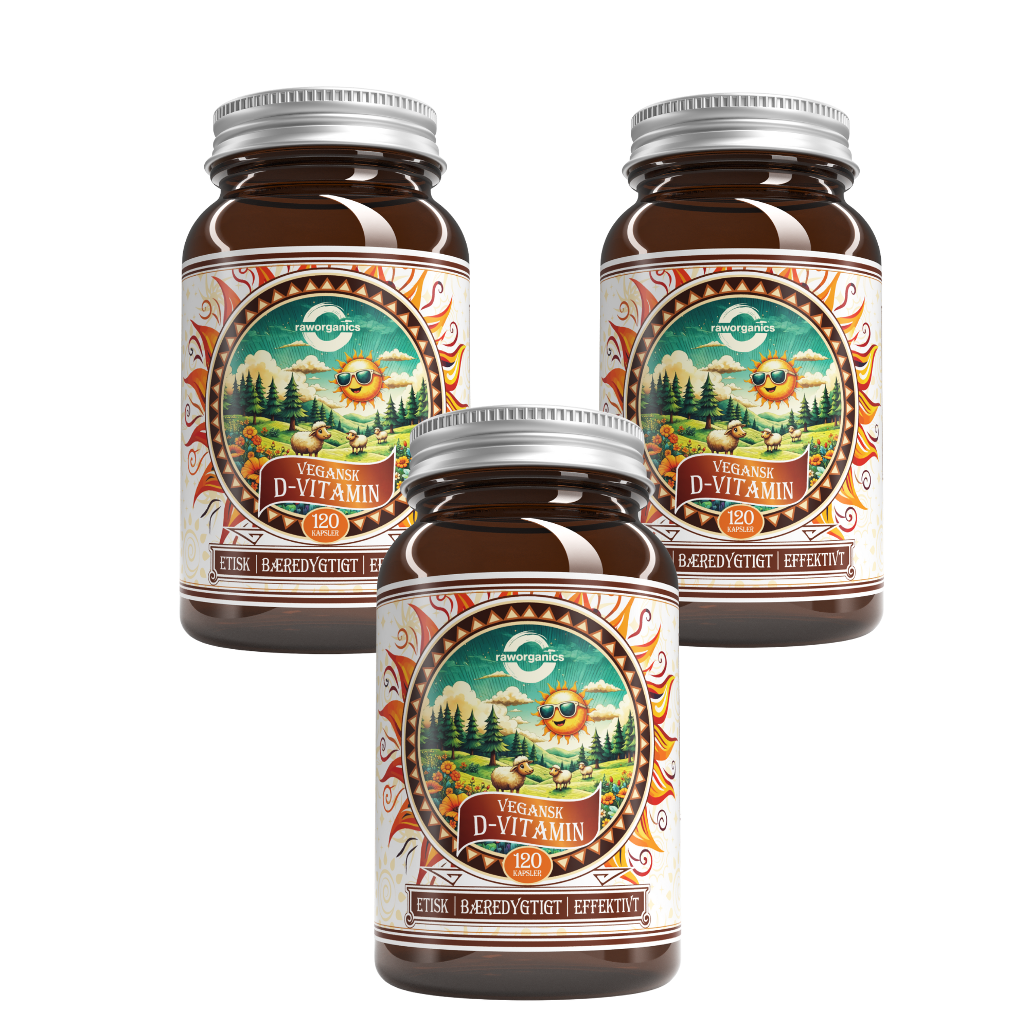3 stk Vegansk D-Vitamin