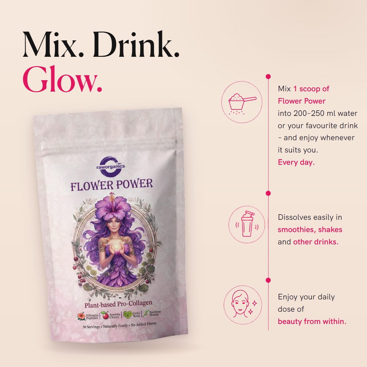 Flower Power – mix, drink, glow #en