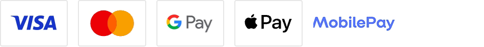 Visa Mastercard GooglePay ApplePay MobilePay